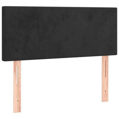 LED uzglavlje crno 80 x 5 x 78/88 cm baršunasto - Crna 80 x 5 x 78/88 cm 1 Cijena