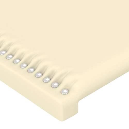 LED uzglavlje krem 100 x 5 x 78/88 cm od umjetne kože - Krema 100 x 5 x 78/88 cm 1 Cijena