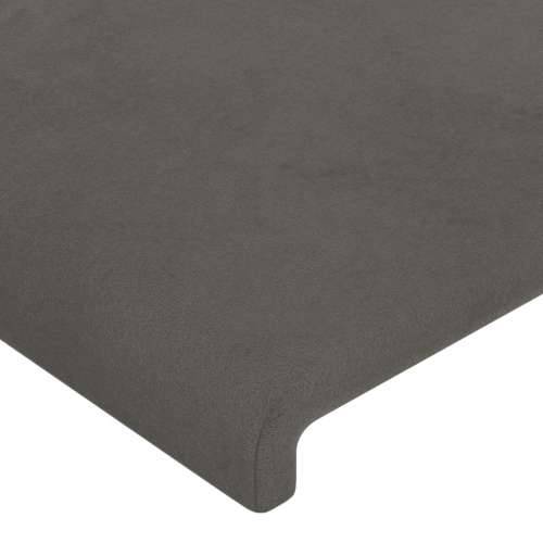 LED uzglavlje tamnosivo 90x5x78/88 cm baršunasto - Tamno siva 90 x 5 x 78/88 cm 1 Cijena