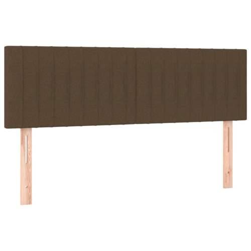 LED uzglavlje tamnosmeđe 144x5x78/88 cm od tkanine - Tamno smeđa 144 x 5 x 78/88 cm 1 Cijena