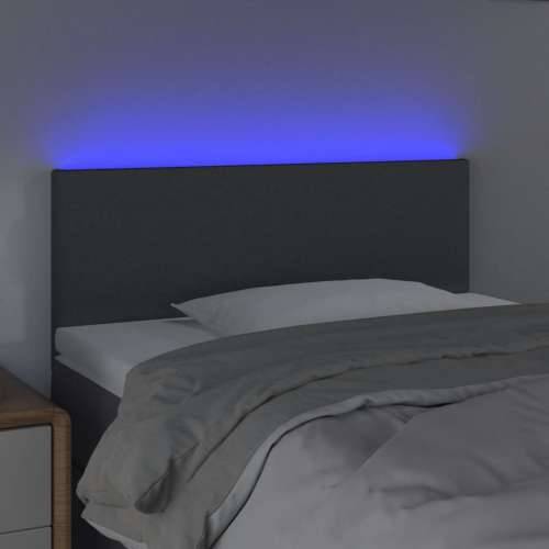 LED uzglavlje tamnosivo 80 x 5 x 78/88 cm od tkanine - Tamno siva 80 x 5 x 78/88 cm 1 Cijena