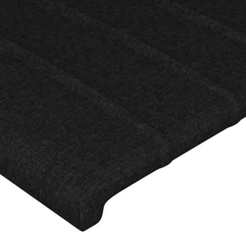 LED uzglavlje crno 160x5x78/88 cm od tkanine - Crna 160 x 5 x 78/88 cm 1 Cijena