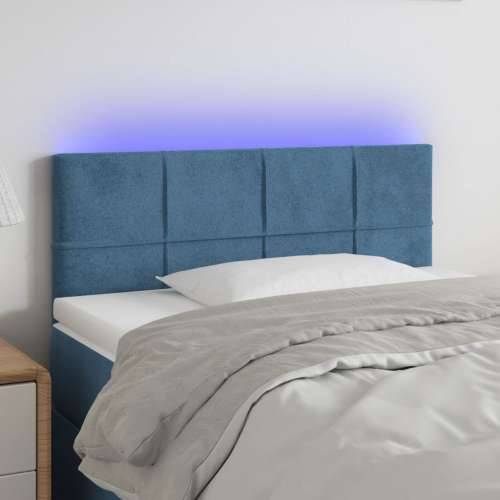 LED uzglavlje tamnoplavo 80 x 5 x 78/88 cm baršunasto - Tamno plava 80 x 5 x 78/88 cm 1 Cijena