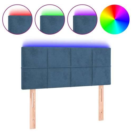 LED uzglavlje tamnoplavo 80 x 5 x 78/88 cm baršunasto - Tamno plava 80 x 5 x 78/88 cm 1 Cijena