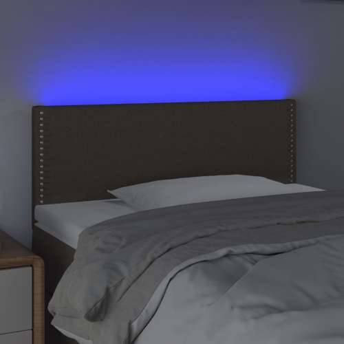 LED uzglavlje smeđesivo 90x5x78/88 cm od tkanine - Sivo-smeđa 90 x 5 x 78/88 cm 1 Cijena