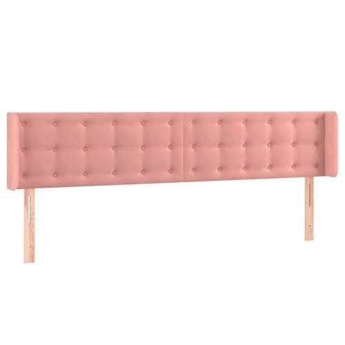 LED uzglavlje ružičasto 203x16x78/88 cm baršunasto - Ružičasta 203 x 16 x 78/88 cm 1 Cijena