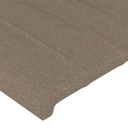 LED uzglavlje smeđesivo 160x5x118/128 cm od tkanine - Sivo-smeđa 160 x 5 x 118/128 cm 1 Cijena