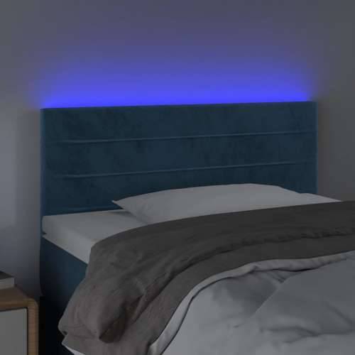 LED uzglavlje tamnoplavo 100x5x78/88 cm baršunasto - Tamno plava 100 x 5 x 78/88 cm 1 Cijena