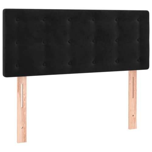 LED uzglavlje crno 100x5x78/88 cm baršunasto - Crna 100 x 5 x 78/88 cm 1 Cijena