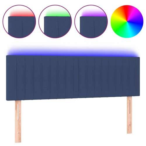LED uzglavlje plavo 144x5x78/88 cm od tkanine - Plava 144 x 5 x 78/88 cm 1 Cijena