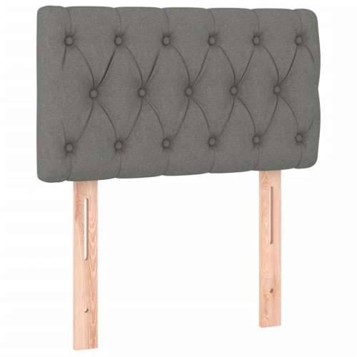 LED uzglavlje tamnosivo 80 x 7 x 78/88 cm od tkanine - Tamno siva 80 x 7 x 78/88 cm 1 Cijena