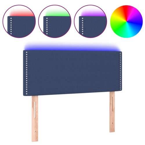 LED uzglavlje plavo 80 x 5 x 78/88 cm od tkanine - Plava 80 x 5 x 78/88 cm 1 Cijena