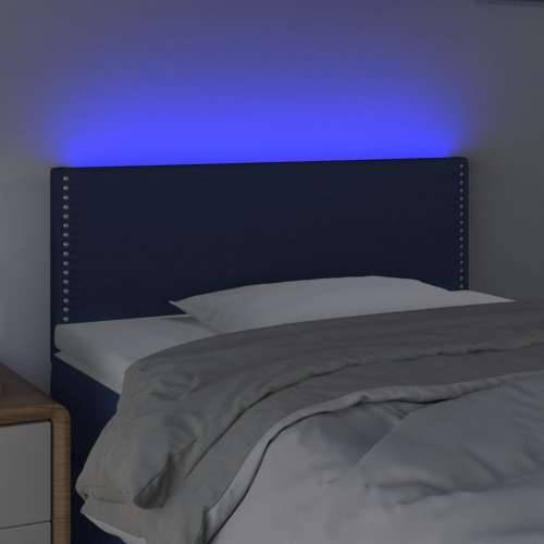 LED uzglavlje plavo 80 x 5 x 78/88 cm od tkanine - Plava 80 x 5 x 78/88 cm 1 Cijena
