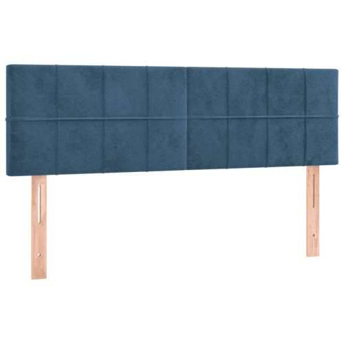 LED uzglavlje tamnoplavo 144x5x78/88 cm baršunasto - Tamno plava 144 x 5 x 78/88 cm 1 Cijena