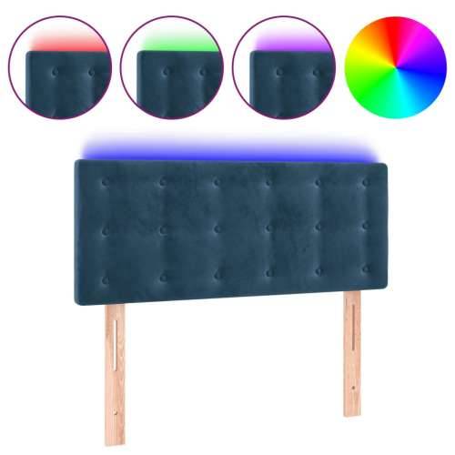 LED uzglavlje tamnoplavo 80 x 5 x 78/88 cm baršunasto - Tamno plava 80 x 5 x 78/88 cm 1 Cijena