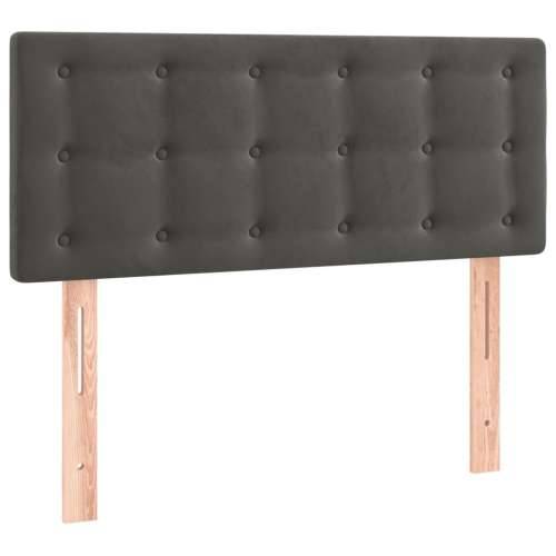 LED uzglavlje tamnosivo 100x5x78/88 cm baršunasto - Tamno siva 100 x 5 x 78/88 cm 1 Cijena