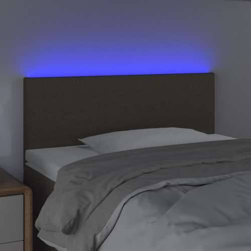 LED uzglavlje smeđesivo 100x5x78/88 cm od tkanine - Sivo-smeđa 100 x 5 x 78/88 cm 1 Cijena