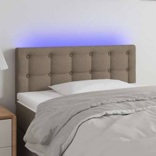 LED uzglavlje smeđesivo 80 x 5 x 78/88 cm od tkanine - Sivo-smeđa 80 x 5 x 78/88 cm 1 Cijena