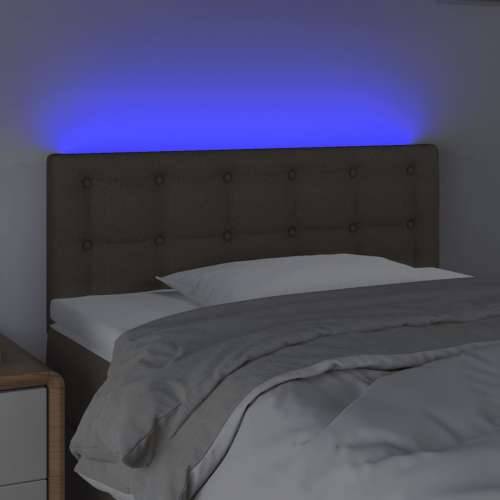 LED uzglavlje smeđesivo 80 x 5 x 78/88 cm od tkanine - Sivo-smeđa 80 x 5 x 78/88 cm 1 Cijena