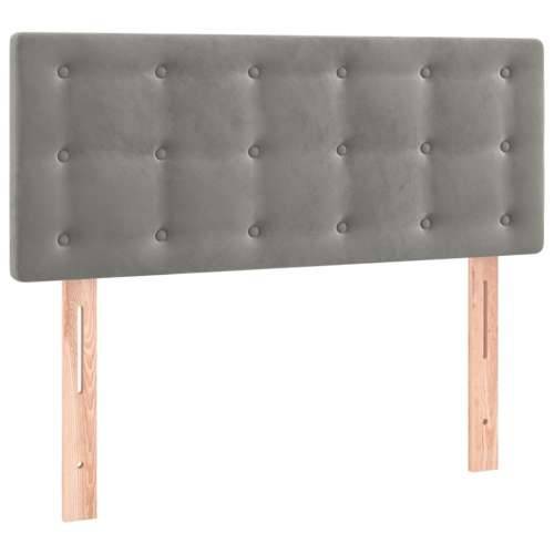 LED uzglavlje svjetlosivo 80 x 5 x 78/88 cm baršunasto - Svjetlosiva 80 x 5 x 78/88 cm 1 Cijena