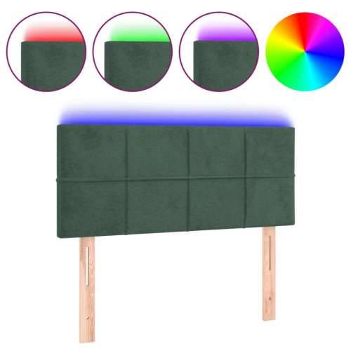 LED uzglavlje tamnozeleno 80 x 5 x 78/88 cm baršunasto - Tamnozelena 80 x 5 x 78/88 cm 1 Cijena