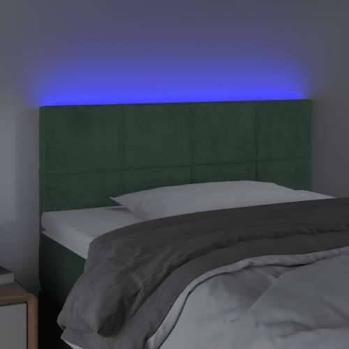 LED uzglavlje tamnozeleno 80 x 5 x 78/88 cm baršunasto - Tamnozelena 80 x 5 x 78/88 cm 1 Cijena