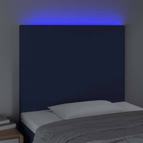 LED uzglavlje plavo 90x5x118/128 cm od tkanine - Plava 90 x 5 x 118/128 cm 1 Cijena