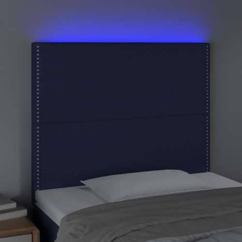 LED uzglavlje plavo 100x5x118/128 cm od tkanine - Plava 100 x 5 x 118/128 cm 1 Cijena