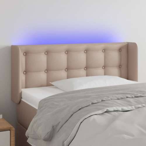 LED uzglavlje cappuccina 103x16x78/88 cm od umjetne kože - Boja cappuccina 103 x 16 x 78/88 cm 1 Cijena