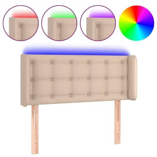 LED uzglavlje cappuccina 103x16x78/88 cm od umjetne kože - Boja cappuccina 103 x 16 x 78/88 cm 1 Cijena