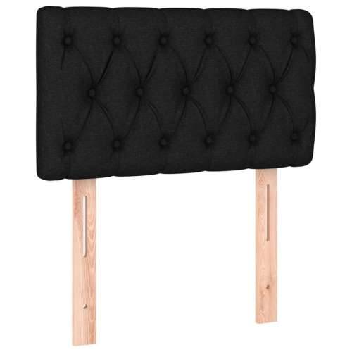 LED uzglavlje crno 80 x 7 x 78/88 cm od tkanine - Crna 80 x 7 x 78/88 cm 1 Cijena