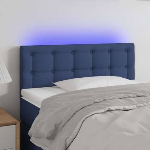 LED uzglavlje plavo 90x5x78/88 cm od tkanine - Plava 90 x 5 x 78/88 cm 1 Cijena