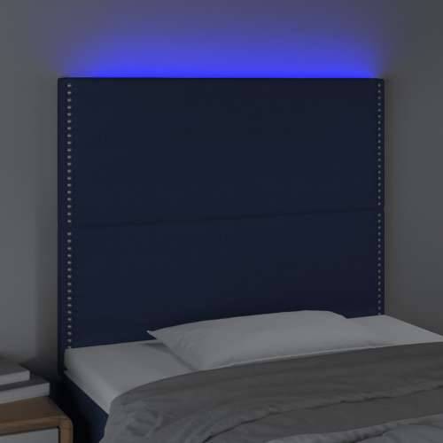 LED uzglavlje plavo 90x5x118/128 cm od tkanine - Plava 90 x 5 x 118/128 cm 1 Cijena