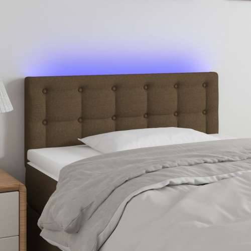 LED uzglavlje tamnosmeđe 80 x 5 x 78/88 cm od tkanine - Tamno smeđa 80 x 5 x 78/88 cm 1 Cijena