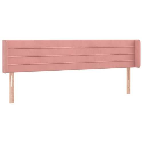 LED uzglavlje ružičasto 203x16x78/88 cm baršunasto - Ružičasta 203 x 16 x 78/88 cm 1 Cijena