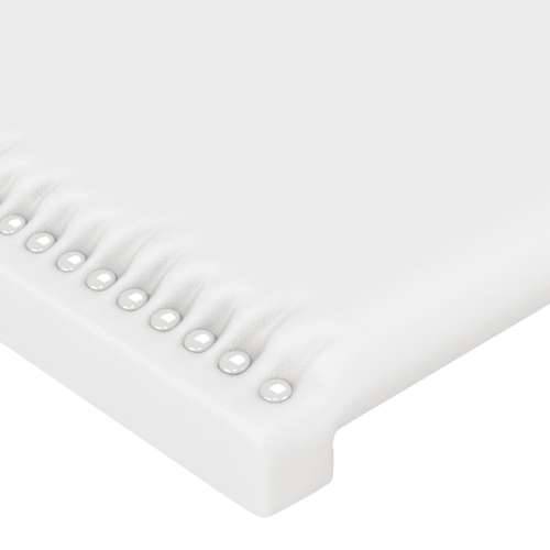 LED uzglavlje bijelo 80x5x118/128 cm od umjetne kože - Bijela 80 x 5 x 118/128 cm 1 Cijena