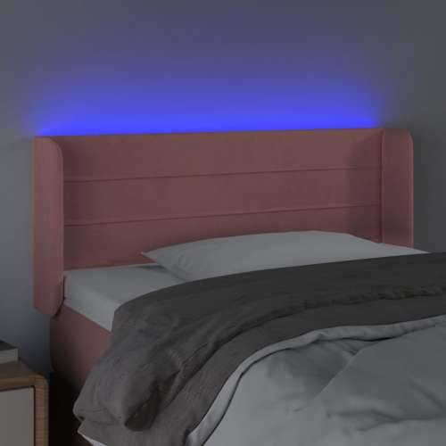 LED uzglavlje ružičasto 103x16x78/88 cm baršunasto - Ružičasta 103 x 16 x 78/88 cm 1 Cijena