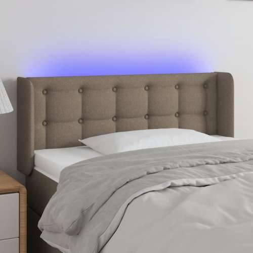 LED uzglavlje smeđesivo 83x16x78/88 cm od tkanine - Sivo-smeđa 83 x 16 x 78/88 cm 1 Cijena