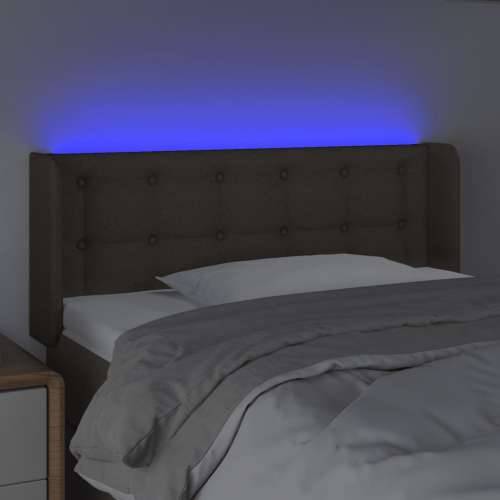LED uzglavlje smeđesivo 83x16x78/88 cm od tkanine - Sivo-smeđa 83 x 16 x 78/88 cm 1 Cijena