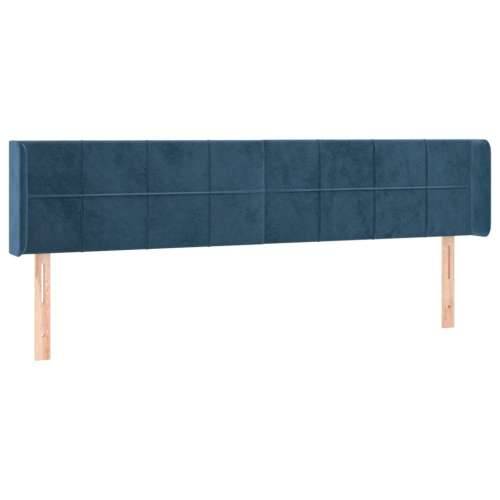 LED uzglavlje tamnoplavo 183x16x78/88 cm baršunasto - Tamno plava 183 x 16 x 78/88 cm 1 Cijena