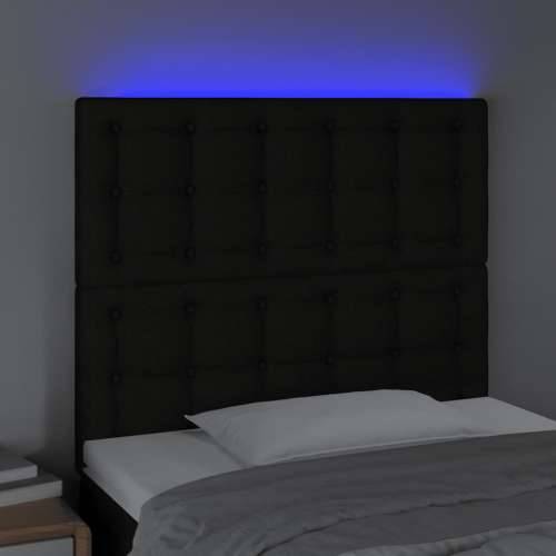 LED uzglavlje crno 100x5x118/128 cm od tkanine - Crna 100 x 5 x 118/128 cm 1 Cijena