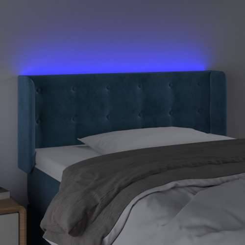 LED uzglavlje tamnoplavo 83x16x78/88 cm baršunasto - Tamno plava 83 x 16 x 78/88 cm 1 Cijena