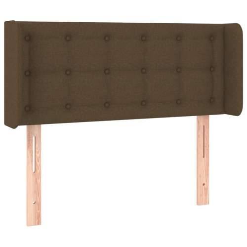 LED uzglavlje tamnosmeđe 83x16x78/88 cm od tkanine - Tamno smeđa 83 x 16 x 78/88 cm 1 Cijena