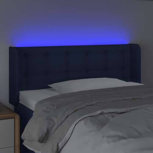 LED uzglavlje plavo 83x16x78/88 cm od tkanine - Plava 83 x 16 x 78/88 cm 1 Cijena