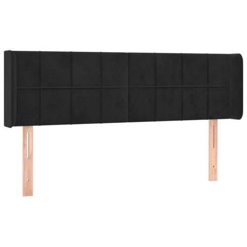 LED uzglavlje crno 147x16x78/88 cm baršunasto - Crna 147 x 16 x 78/88 cm 1 Cijena