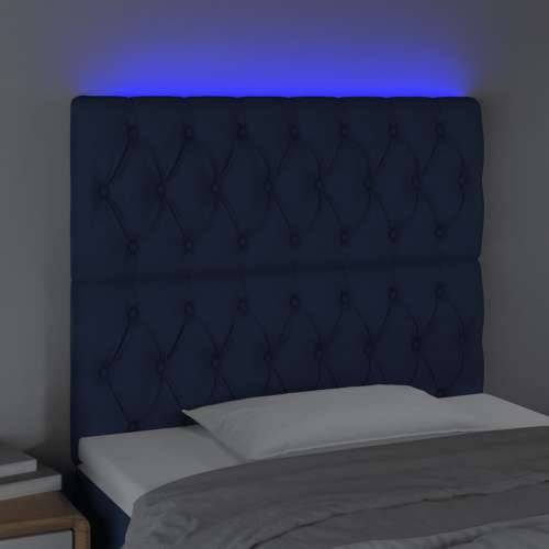 LED uzglavlje plavo 90x7x118/128 cm od tkanine - Plava 90 x 7 x 118/128 cm 1 Cijena