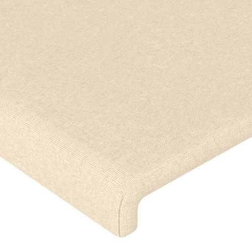 LED uzglavlje krem 83 x 16 x 118/128 cm od tkanine - Krema 83 x 16 x 118/128 cm 1 Cijena