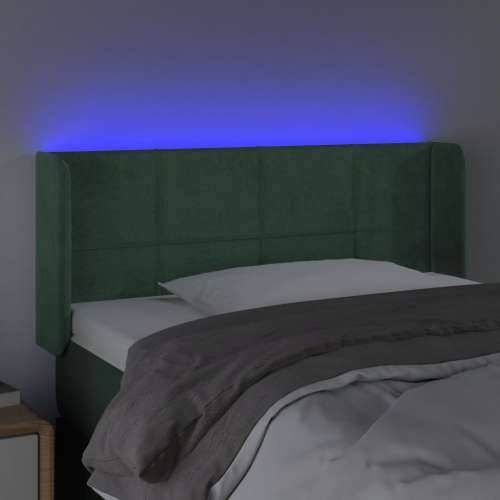 LED uzglavlje tamnozeleno 103x16x78/88 cm baršunasto - Tamnozelena 103 x 16 x 78/88 cm 1 Cijena