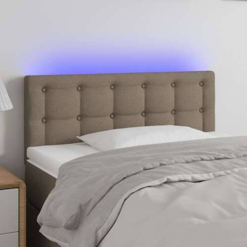LED uzglavlje smeđesivo 90x5x78/88 cm od tkanine - Sivo-smeđa 90 x 5 x 78/88 cm 1 Cijena