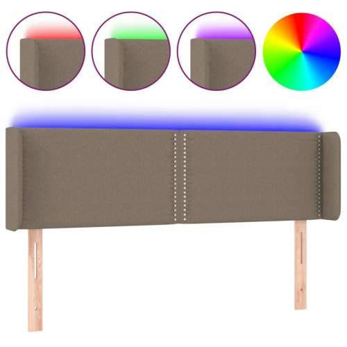 LED uzglavlje smeđesivo 147x16x78/88 cm od tkanine - Sivo-smeđa 147 x 16 x 78/88 cm 1 Cijena